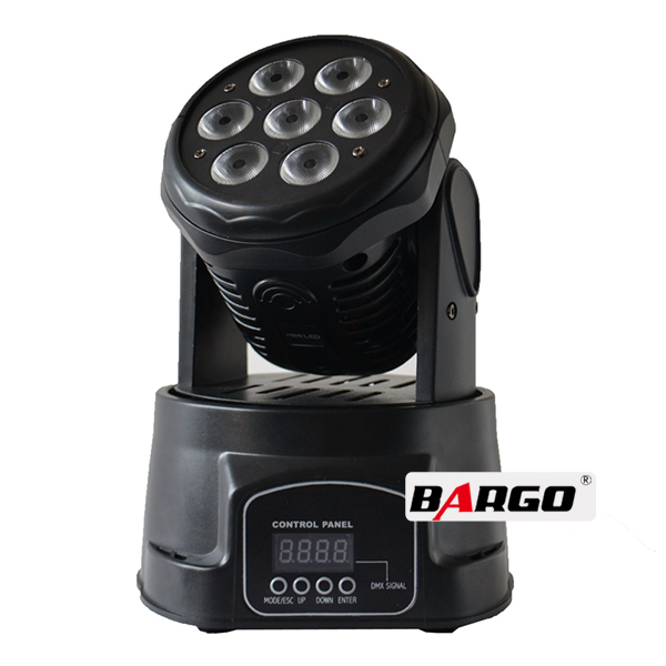 7pcsX10W 4in1 LED Moving Head Beam Light